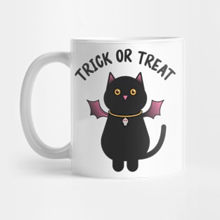 Winged black cat Mug